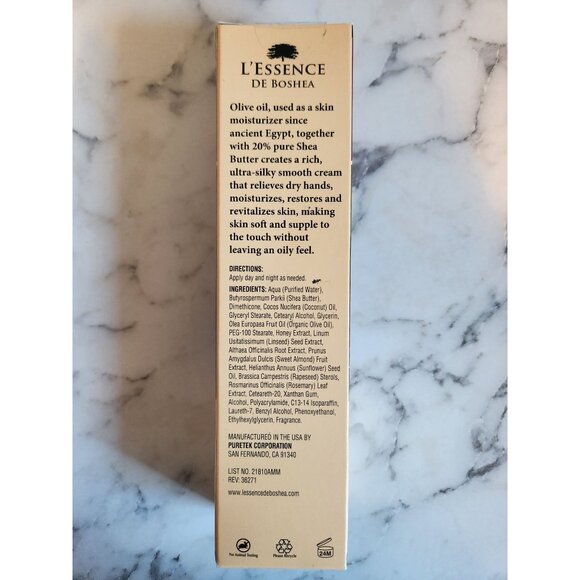 LEssence De Boshea Ultra Moisturizing Dry Skin Hand Cream 5.2 Oz - Picture 6 of 7